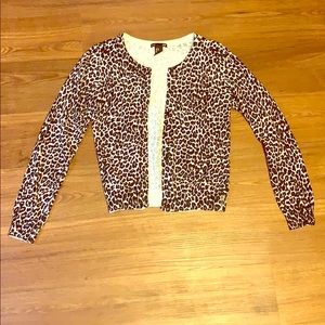 Leopard Print Exotic Cardigan
